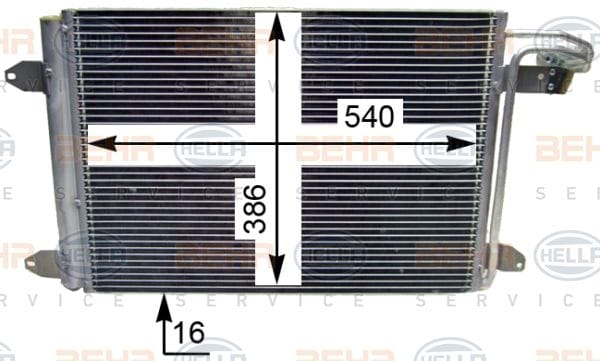 VW GOLFV-VI KLİMA RADYATÖRÜ 1K0820411Q - Yedek Parça