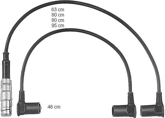 M.BENZ  M102  W124-201  BUJİ KABLO SETİ  5 Adt  0300890700 - Yedek Parça