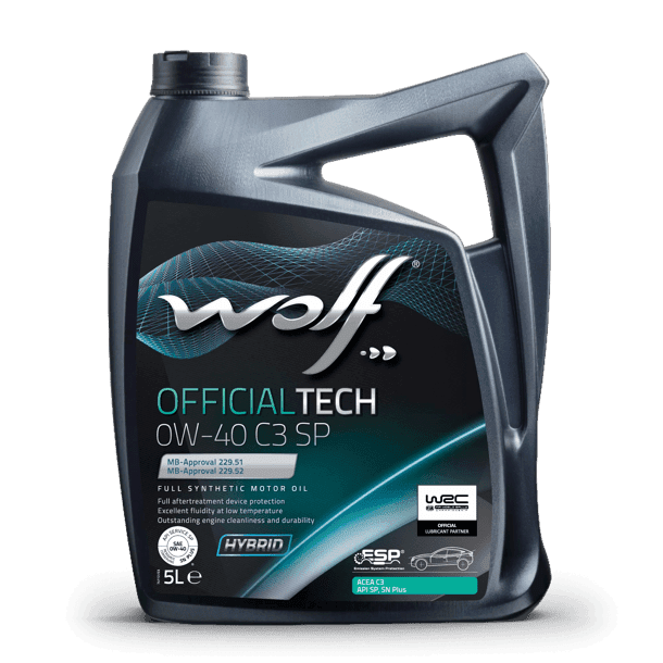 WOLF MOTOR YAĞI OFFICIALTECH 0W-40 C3 SP 205L