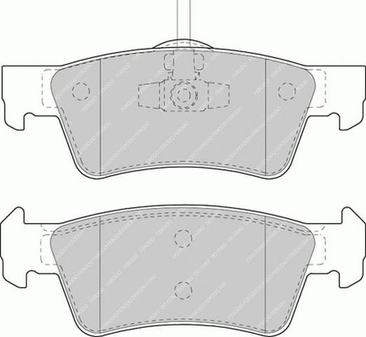 VW TOUAREG CAYENNE 03-07 FREN BALATA ARK 7L6698451 - Yedek Parça