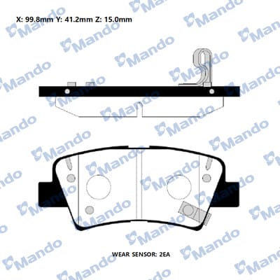 HYUNDAI TUSCON 16>ELANTRA 12> ACCENT BLUE  12> ELANTRA 11> KIA RİO 11> NİRO 16> SPORTAGE 16>CEED 11> ARKA FREN BALATA - Yedek Parça