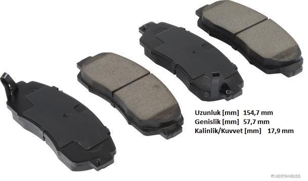 HONDA CRV 07> 15> CIVIC SDN HYBRID 10> CHERY TIGGO 8 PRO 23>ÖN FREN BALATASI - Yedek Parça