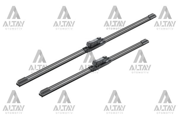 SILECEK SÜPÜRGESI TAKIM JETTA - PASSAT 10-14 / CC 10-12 / OCTAVIA 12-27 / Q2 16=> 24"+19" A620S (600mm+475mm) - Yedek Parça