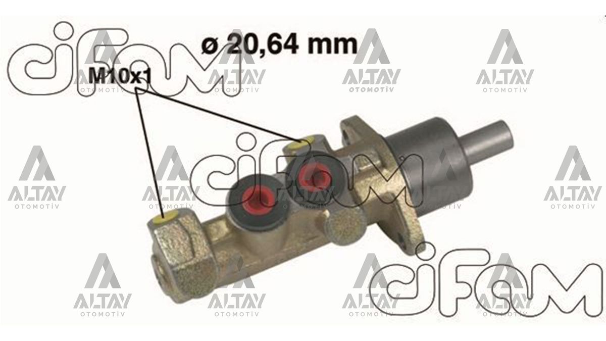 FREN ANA MERKEZ R19 88-01 / MEGANE I 93-03 / TWINGO 93-07 BENDIX TİPİ ABSLİ DÖKÜM 20,64mm - Yedek Parça