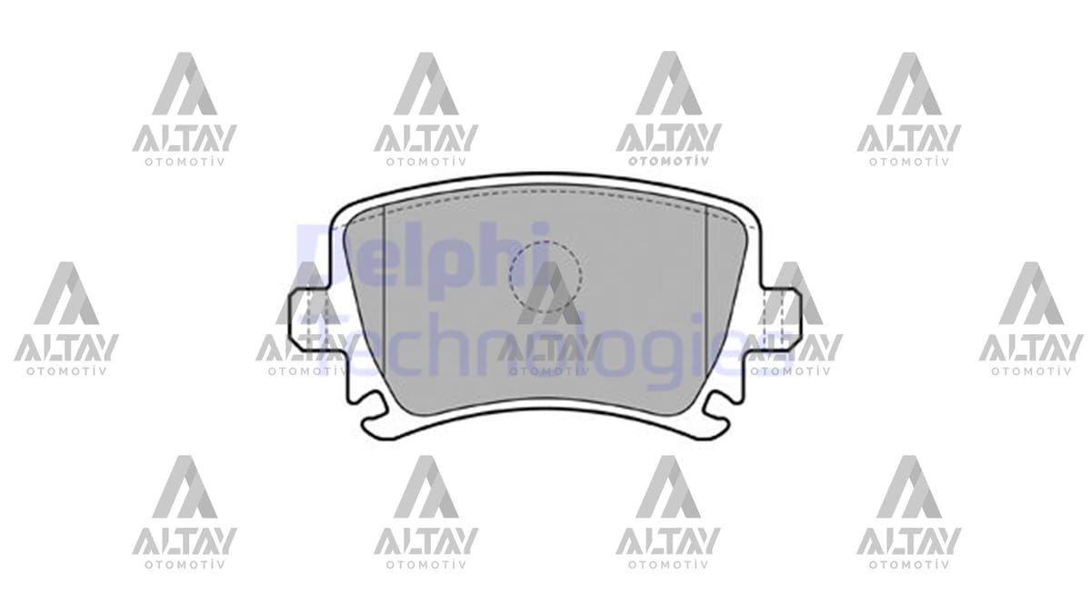 FREN BALATA CADDY III 04-15 / GOLF5 03-09 / JETTA III 05-10 / PASSAT 08-12 / PASSAT 05-08 ARKA - Yedek Parça