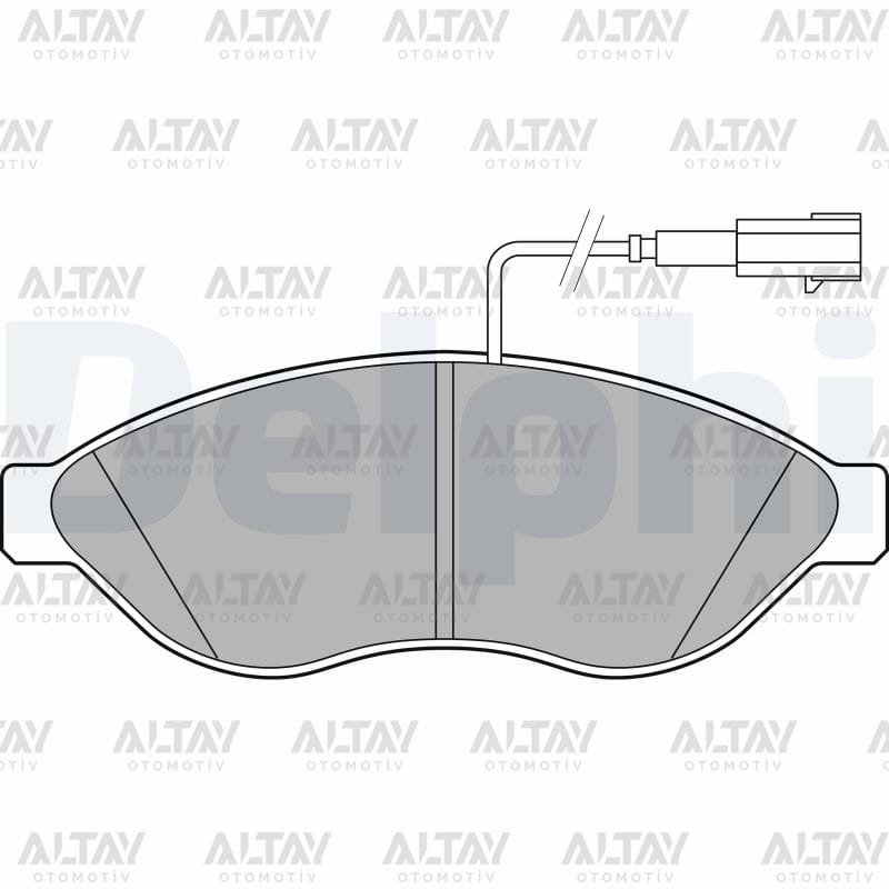 FREN BALATA DUCATO 06-14 / JUMPER III 06-14 / BOXER III 06-14 ÖN ÇİFT FİŞLİ - Yedek Parça