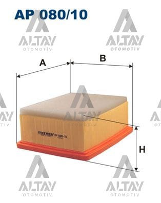 HAVA FİLTRESİ PARTNER / BERLİNGO 96-08 1.9D-2.0 HDİ SÜNGERLİ - Yedek Parça