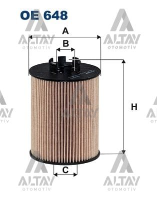 YAĞ FİLTRESİ ASTRA G / ASTRA H / CORSA B / CORSA C / CORSA D / MERİVA A 96-07 Z10XEP-Z12XEP-Z14XEP - Yedek Parça