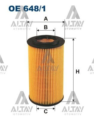 YAĞ FİLTRESİ ASTRA G / VECTRA B / VECTRA C 96-04 X20DTH-Y20DTH-X20DTL-Y20DTL-Y22DTR - Yedek Parça