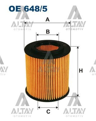 YAĞ FİLTRESİ ASTRA H / VECTRA C / ZAFİRA B 03=> Z19DT-H 1.9 CDTI - Yedek Parça