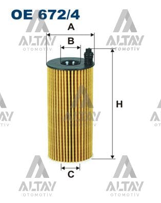YAG FILTRESI AVENSIS 15-18 / VERSO 13-18 1.6 / RAV-4 15-18 2.0 - D4D / BMW 12=> 1 - 3 - 5 - X SERISI N47N-N47S1-N57N-N57Z - Yedek Parça