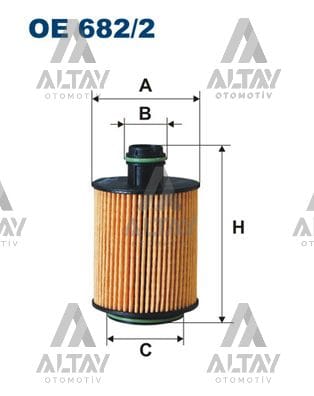 YAĞ FİLTRE DOBLO / FIORINO / LINEA / PUNTO / ASTRA J / CASCADA / COMBO D / INSIGNIA A / ZAFIRA B / AVEO T300 / SAAB 9.3-9.5 / NEMO 1.3D