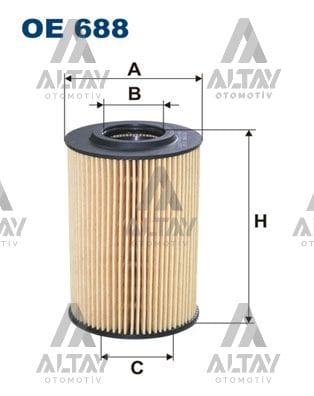 YAG FILTRESI CADDY / CRAFTER / TRANSPORTER / GOLF / JETTA /PASSAT / A3 / LEON 10=> 1.6 TDI-2.0 TDI CAYB-CAYD-CKUB-CAAA-CFFB-CLCA-CGLC