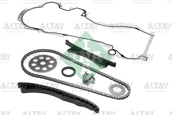 EKSANTRIK ZINCIR SETI EGEA / DOBLO / PALIO / PUNTO / LINEA / ALBEA/ FIORINO 1.3JTD-1.3CDTI EURO 4-5 / ASTRA / CORSA / COMBO 03=> (8 PARÇA KAPALI ZINCIR) CONTALI - Yedek Parça