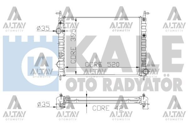RADYATÖR SU ALBEA 03-12 / PALIO 03-12 1.3 JTD MEKANİK - Yedek Parça