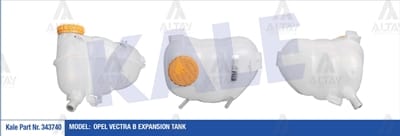 YEDEK SU DEPOSU VECTRA B 96-01 1.6I 16V-1.7TD-1.8I 16V-2.0I 16V ÇİFT ÇIKIŞ (KAPAKLI) - Yedek Parça