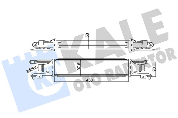 TURBO RADYATÖRÜ (INTERCOOLER) CORSA D A13DTC-Z13DTJ- - Yedek Parça