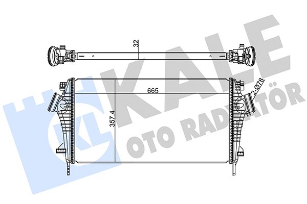 TURBO RADYATÖRÜ (INTERCOOLER) INSIGNIA A A16LET-A20DTH-A20NHT - Yedek Parça