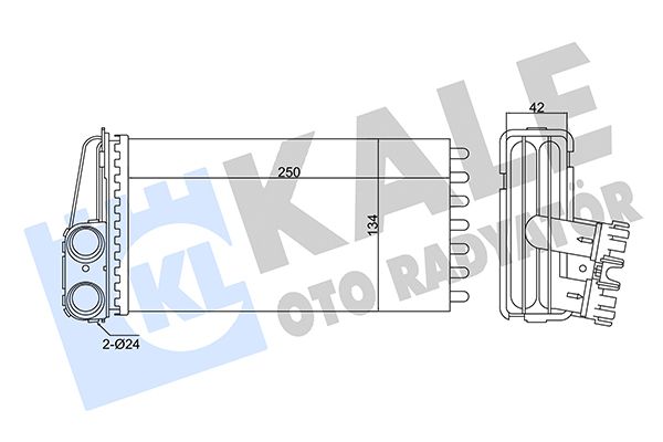 RADYATÖR KALORİFER 307 01=> TU/ET3/EW BENZİNLİ - Yedek Parça