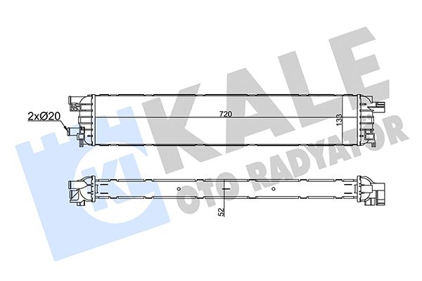 TURBO RADYATÖRÜ (INTERCOOLER) A4 / A5 / A6 15=> - Yedek Parça