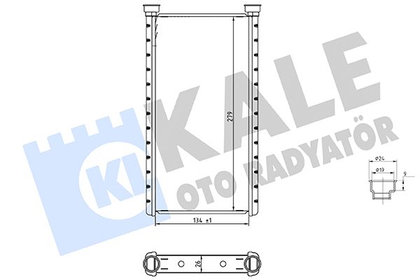 RADYATÖR KALORİFER A6 / A7 / A8 11-18 BRAZİNG - Yedek Parça