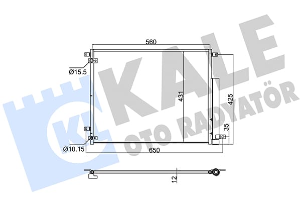 RADYATÖR KLİMA CIVIC 16-21 FC5 1.6 I-VTEC KURUTUCULU BRAZING - Yedek Parça