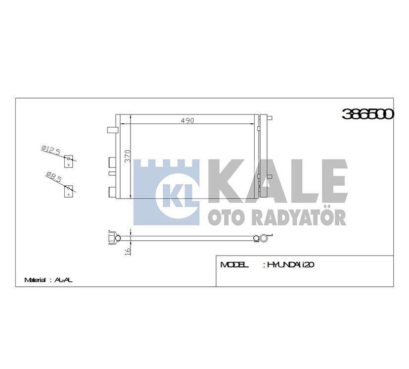 RADYATÖR KLİMA I-20 09-12 BENZİNLİ - Yedek Parça