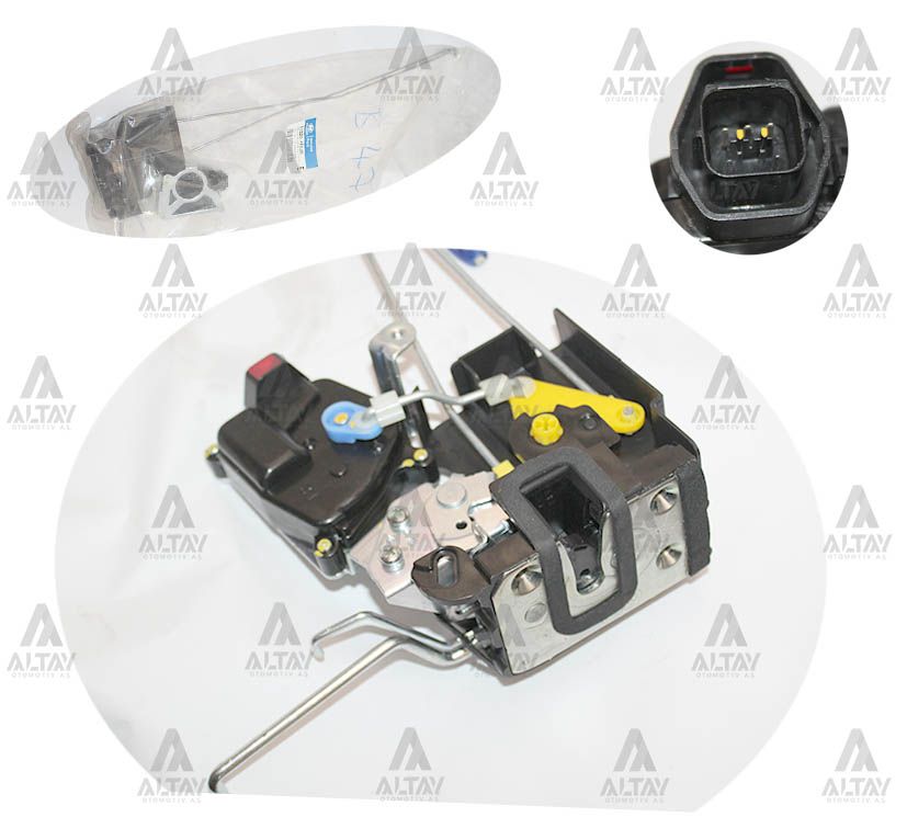KİLİT KAPI H-100 KAMYONET 05=> ÖN SAĞ (MERKEZİ KİLİT MOTORLU) - Yedek Parça