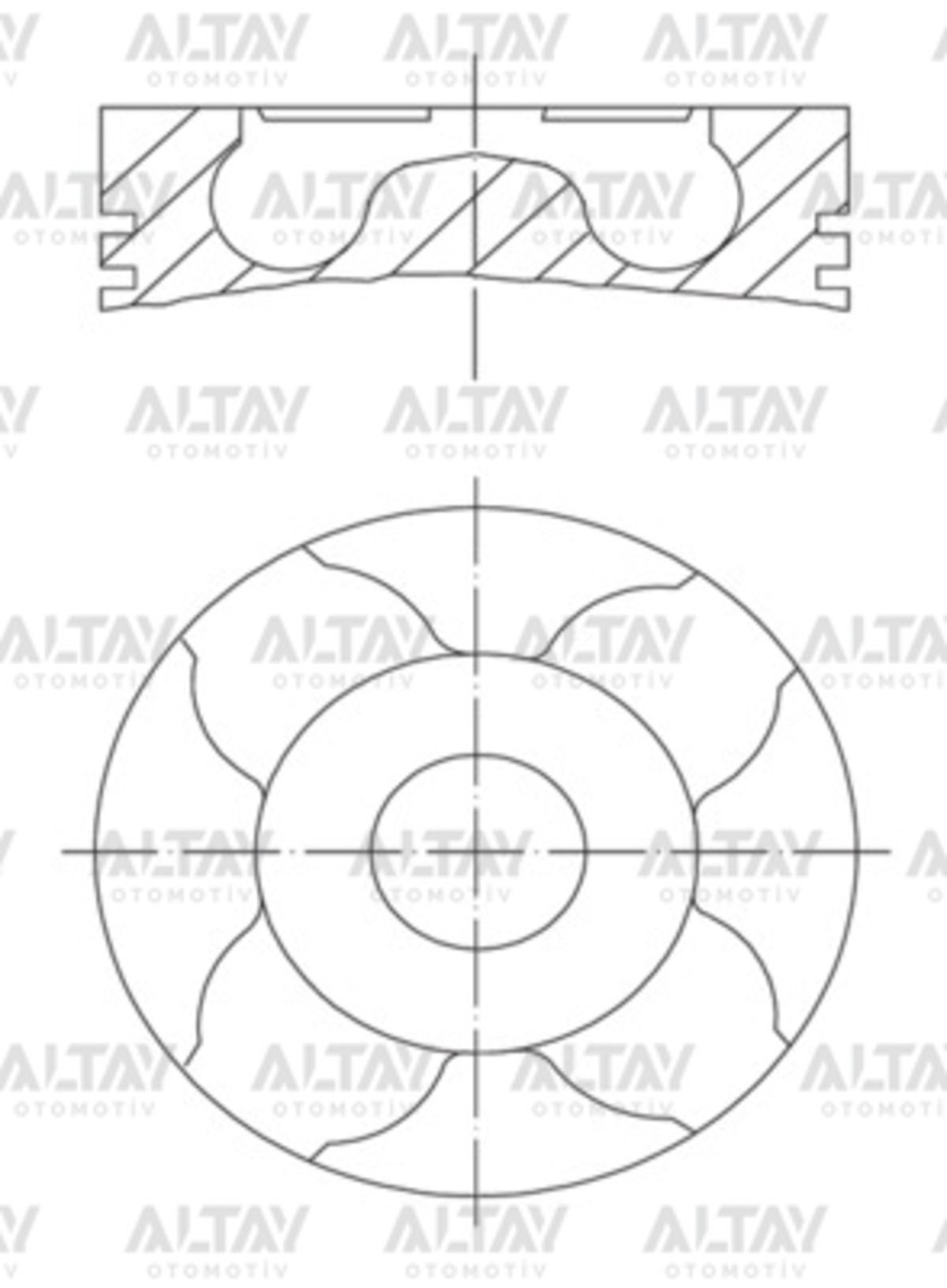 PİSTON SEGMANLI PALIO / ALBEA / DOBLO 1.3JTD 70HP 0401 69.6mm (0.20mm KISA) - Yedek Parça