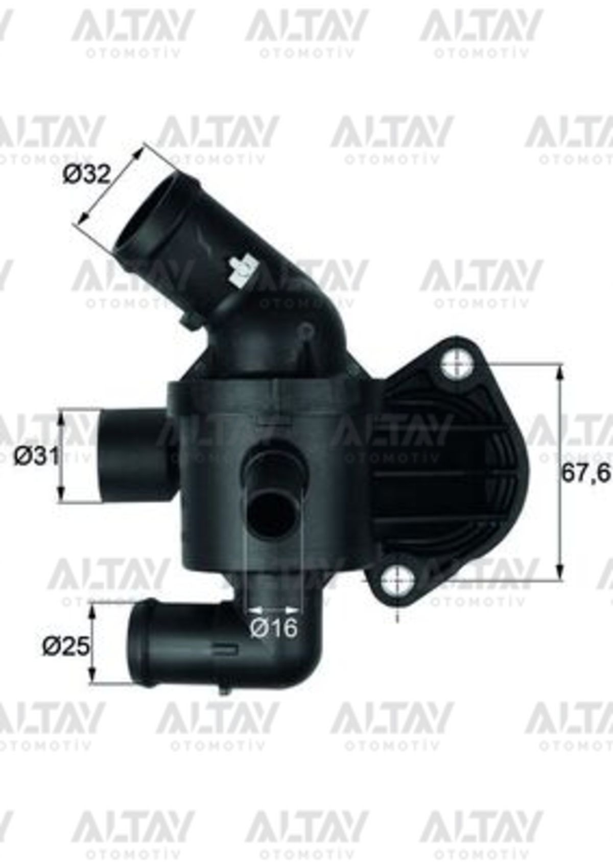 TERMOSTAT PASSAT / CADDY / TIGUAN / SUPERB 13-15 CFHC-CFFB-CFGB-CLCA-CLCB 2.0 TDI - Yedek Parça