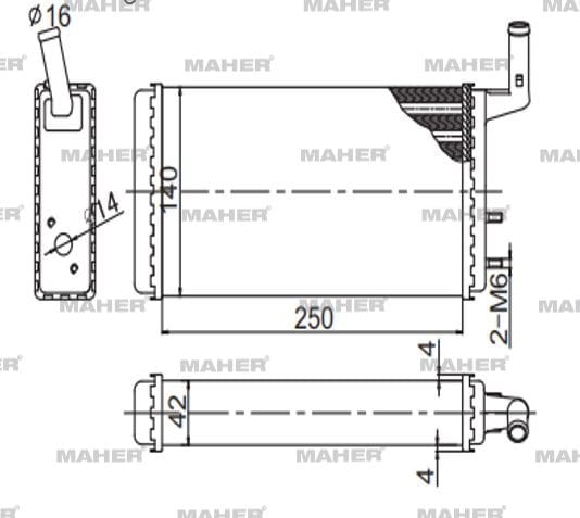 RADYATÖR KALORİFER M.131 DKS 79-02 / DOGAN 86-02 / KARTAL 86-02 / SAHIN 84-02 MEKANİK