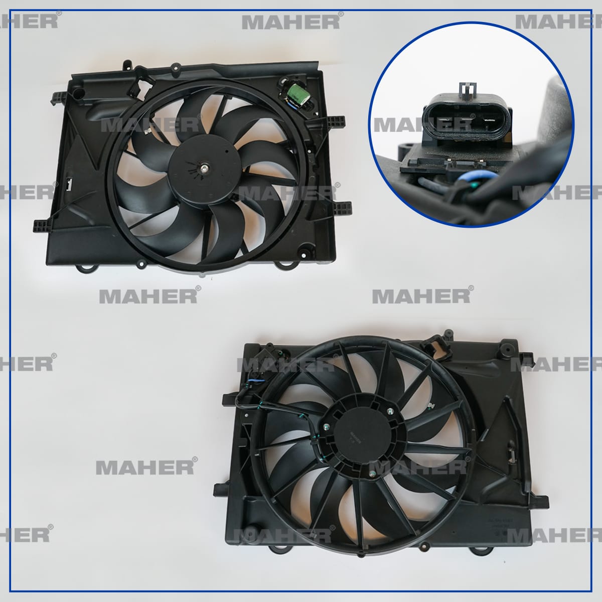 FAN RADYATÖR AVEO T300 HB-SEDAN DAVLUMBAZLI REZISTANSLI 1.2-1.4 - Yedek Parça