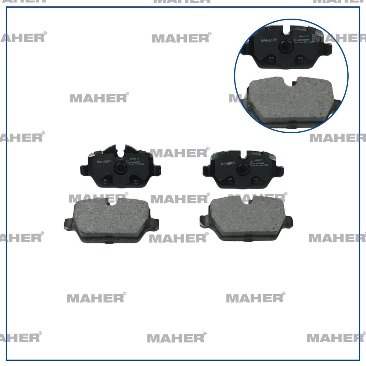 FREN BALATA BMW 1 SERİ 03-12 E87 / 1 SERİ 04-12 E81 / 3 SERİ 05-11 E90 ARKA - Yedek Parça