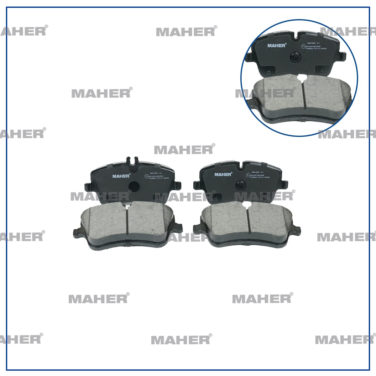 FREN BALATA MERCEDES 00-06 W203 C SERİ / MERCEDES 04-11 R171 SLK SERİ ÖN - Yedek Parça