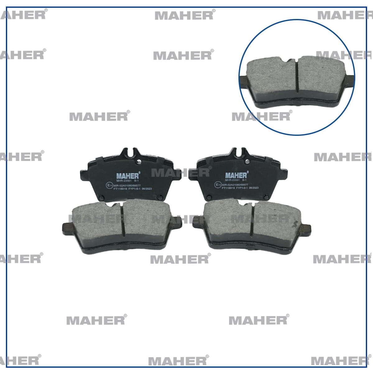 FREN BALATA MERCEDES 04-12 W169 A SERİ / MERCEDES 05-11 W245 B SERİ ÖN - Yedek Parça