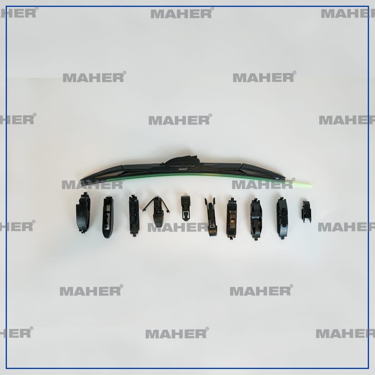 SİLECEK SÜPÜRGESİ TEK TİP ÜNİVERSAL 11 APARATLI 17" HYBRID (430mm) - Yedek Parça