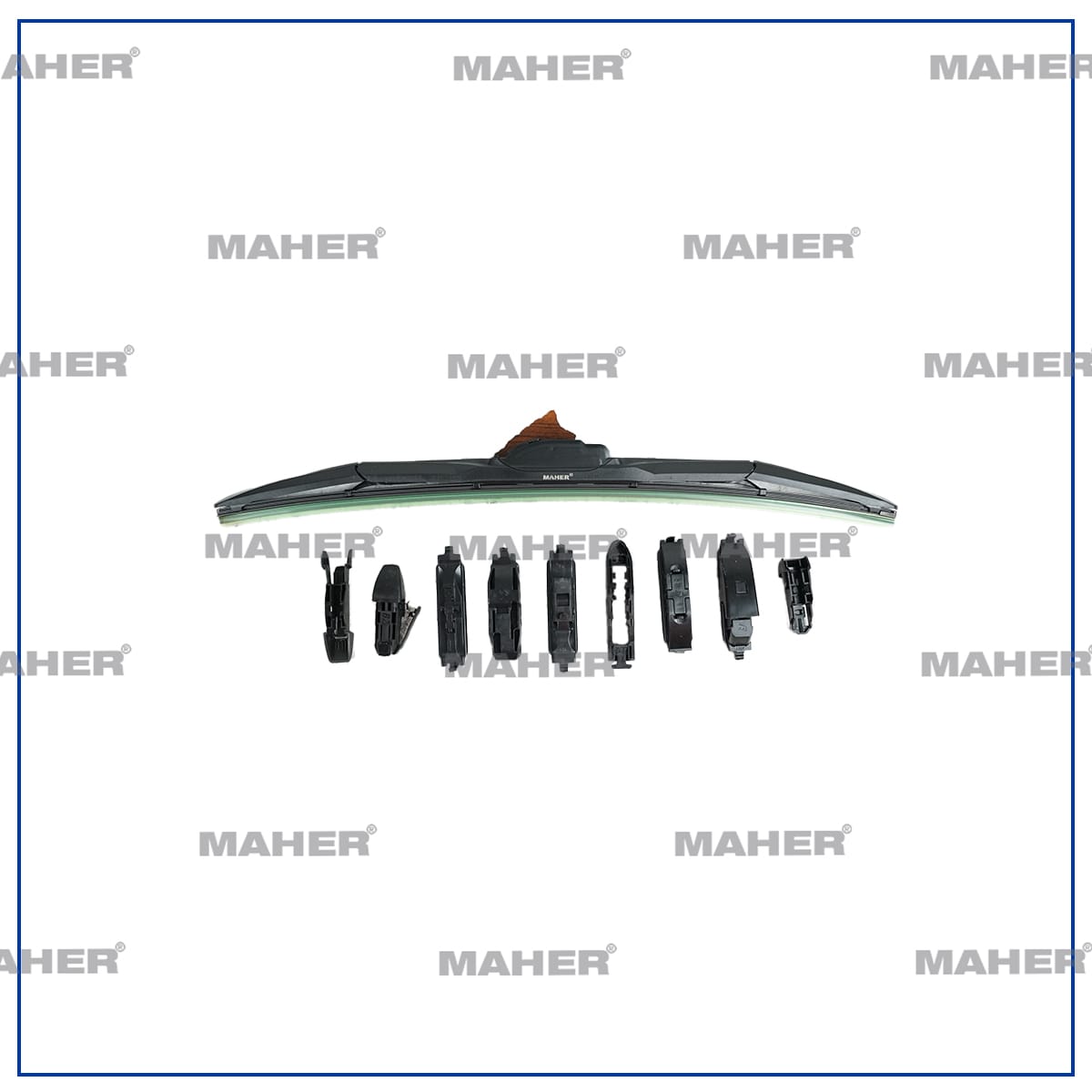 SİLECEK SÜPÜRGESİ TEK TİP ÜNİVERSAL 11 APARATLI 19" HYBRID (480mm) - Yedek Parça