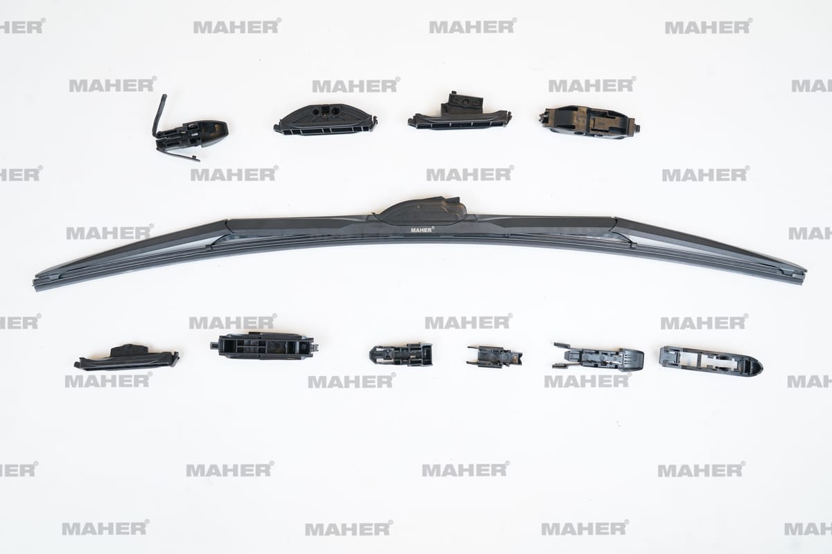 SİLECEK SÜPÜRGESİ TEK TİP ÜNİVERSAL 11 APARATLI 26" HYBRID (650mm) - Yedek Parça