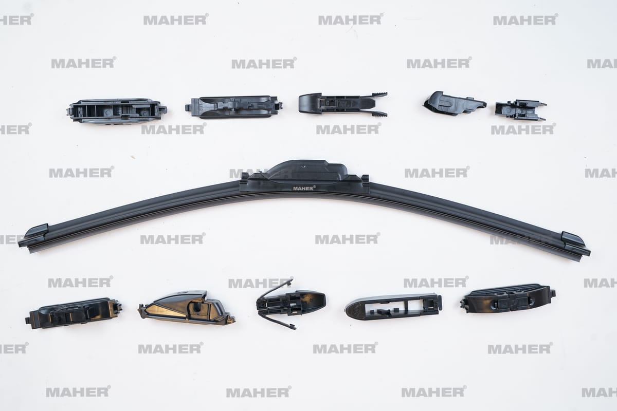 SİLECEK SÜPÜRGESİ TEK TİP ÜNİVERSAL 11 APARATLI-20" MUZ (500mm) - Yedek Parça