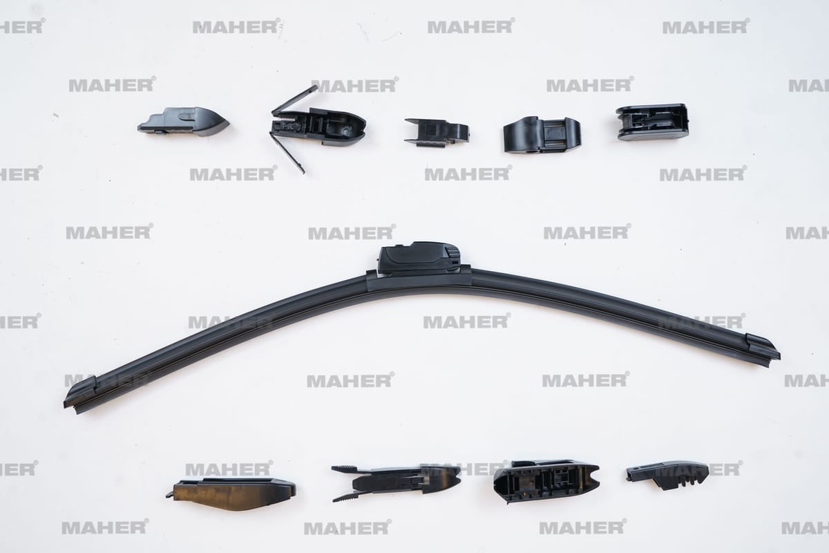 SİLECEK SÜPÜRGESİ TEK TİP ÜNİVERSAL 10 APARATLI-20" MUZ (500mm) - Yedek Parça