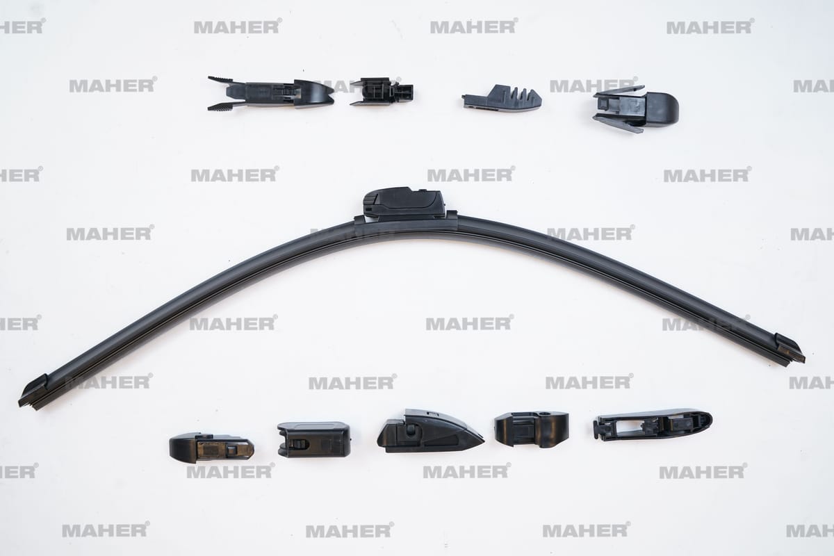 SİLECEK SÜPÜRGESİ TEK TİP ÜNİVERSAL 10 APARATLI 24" MUZ (600mm)