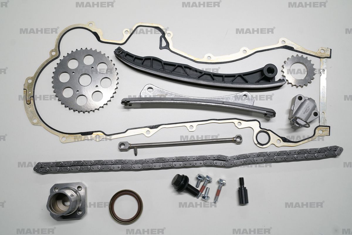 EKSANTRIK ZINCIR SETI EGEA / DOBLO / PALIO / PUNTO / LINEA / ALBEA/ FIORINO 1.3JTD-1.3CDTI EURO 4-5 / ASTRA / CORSA / COMBO 03=> (16 PARÇA KAPALI ZINCIR) YAG POMPA CONTA + KEÇE - Yedek Parça
