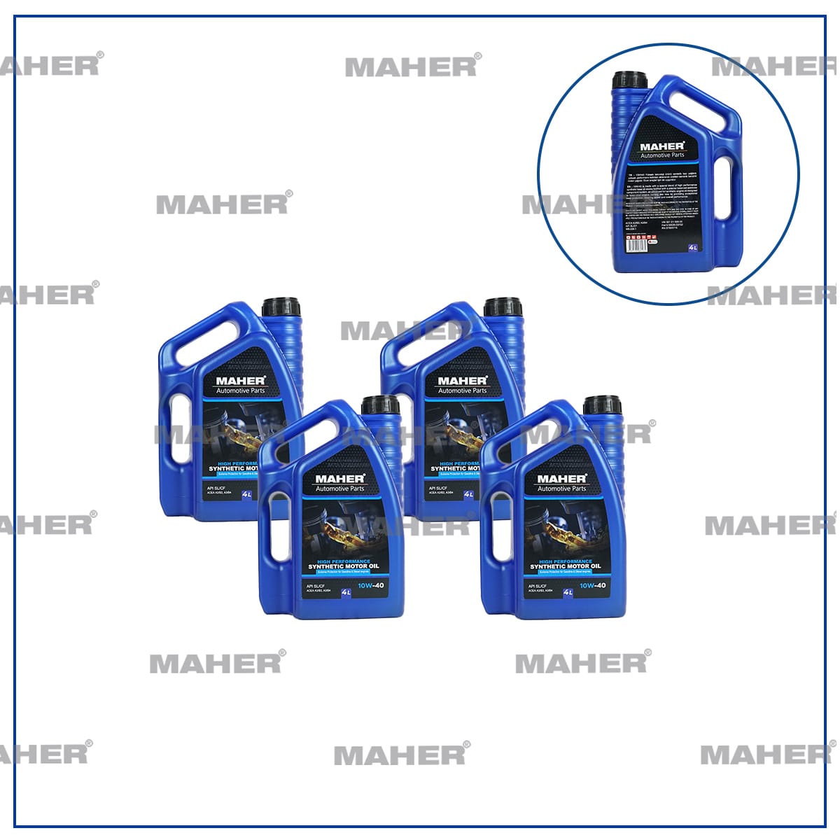 MOTOR YAĞI 10W/40 YARI SENTETİK SL-CF / 4lt