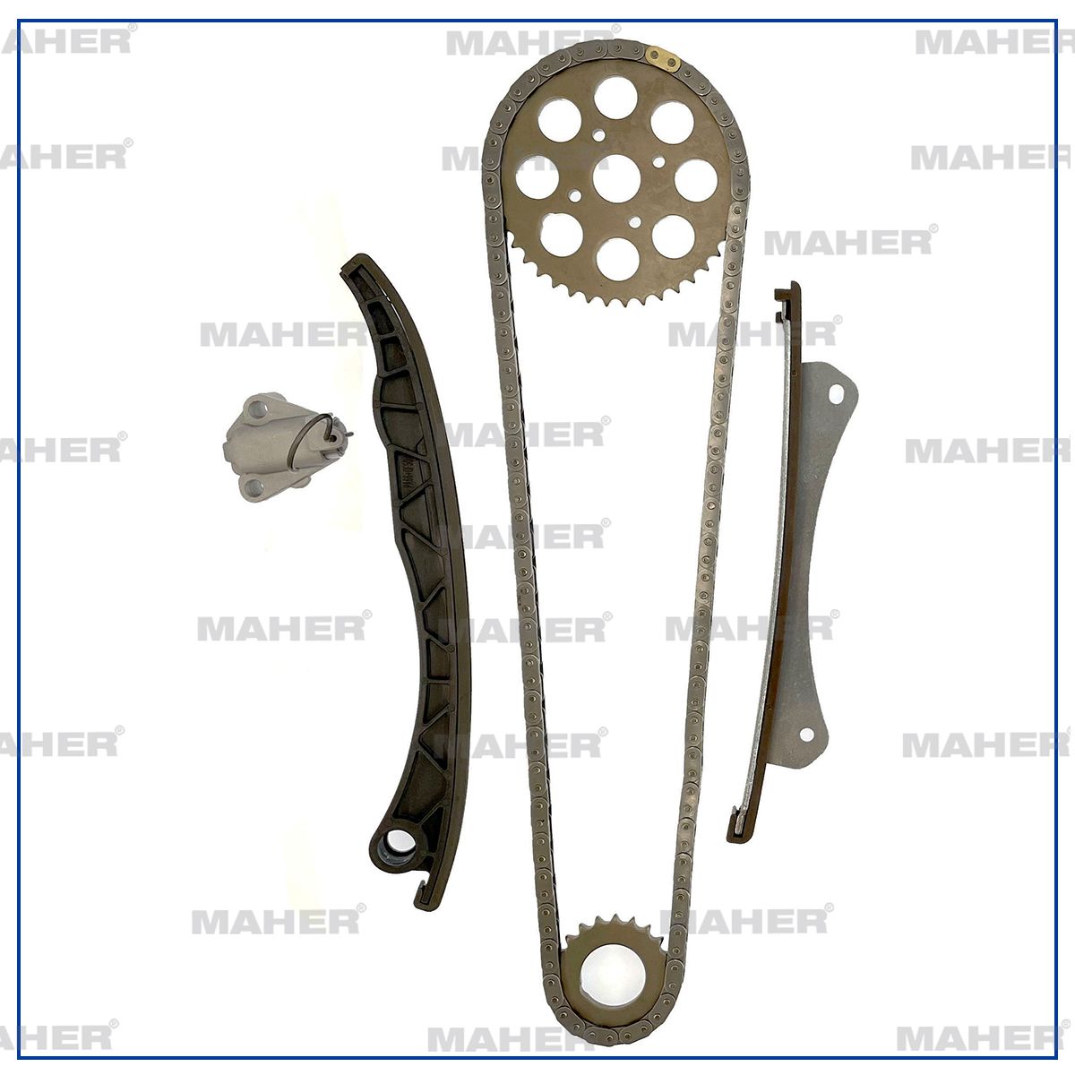 EKSANTRIK ZINCIR SETI EGEA / DOBLO / PALIO / PUNTO / LINEA / ALBEA/ FIORINO 1.3JTD-1.3CDTI EURO 4-5 / ASTRA / CORSA / COMBO 03=> (6 PARÇA KAPALI ZINCIR) - Yedek Parça