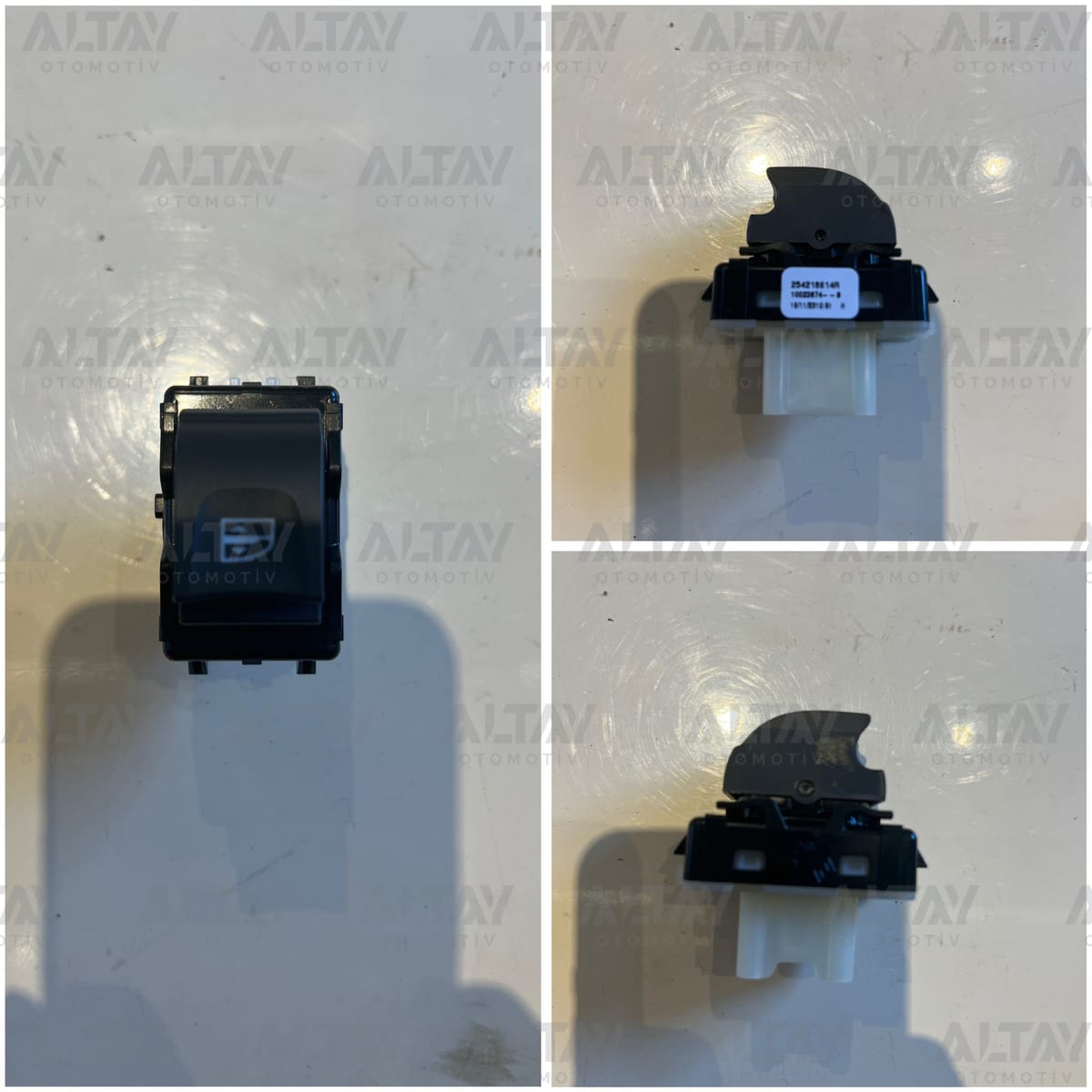 DUGME CAM ACMA CLIO IV / SYMBOL / CAPTUR / KANGOO / SANDERO / LODGY / DOKKER / DUSTER (TEKLI) BEYAZ ISIK SAGCAM ACMA DUGMESI (ORJINAL URUN NATURAL KUTU) - Yedek Parça