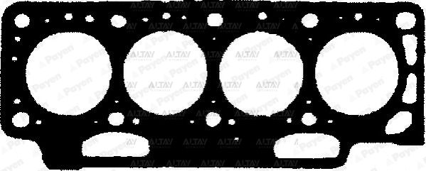 SİLİNDİR KAPAK CONTASI R19 / EXPRESS / MEGANE I 1.9D EM F8Q 1.85mm 3 DELİK - Yedek Parça