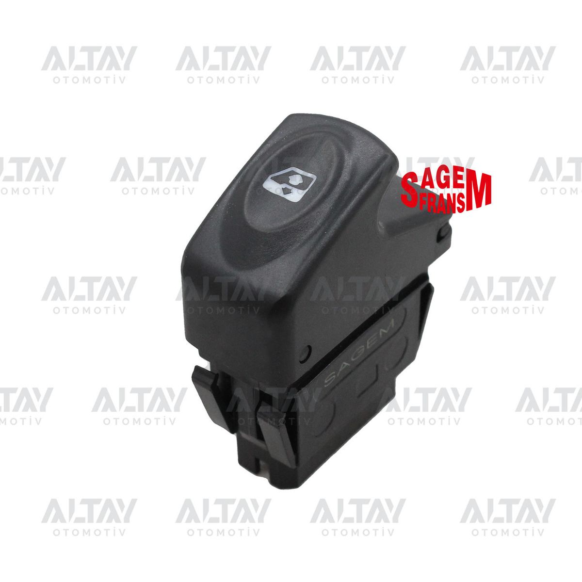 CAM AÇMA DÜĞMESİ CLIO / KANGOO SİYAH TEKLİ 5 FİŞ - Yedek Parça