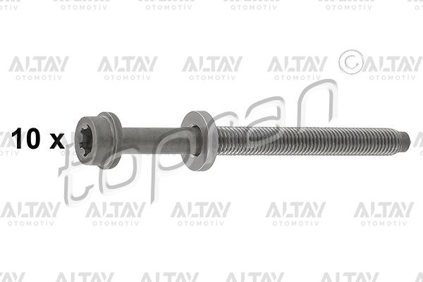 CİVATA SİLİNDİR KAPAK SAPLAMA GOLF4 / GOLF5 / JETTA / A3 / TOLEDO / LEON 97-04 AKL-BFQ-BGU-BSE 1.6 (TK 10 AD) 115 mm - Yedek Parça
