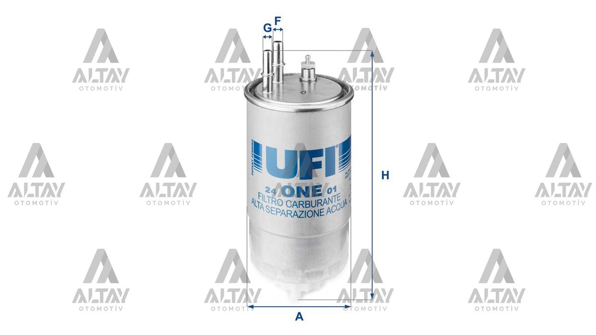 YAKIT FILTRESI (MAZOT) LINEA / G.PUNTO / DOBLO / STILO  1.3JTD-1.6JTD-1.9D IKI ÇIKISLI OEM (ORİJİNAL EQUİPMENT MANUFACTURER) - Yedek Parça