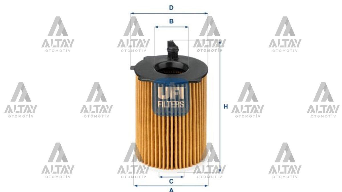 YAĞ FİLTRESİ 206 / 307 / 308 / 407 / C3 / C4 / FİESTA 02=> 1.4 HDİ-1.6 HDİ / OPEL CROSSLAND X 1.6D - Yedek Parça